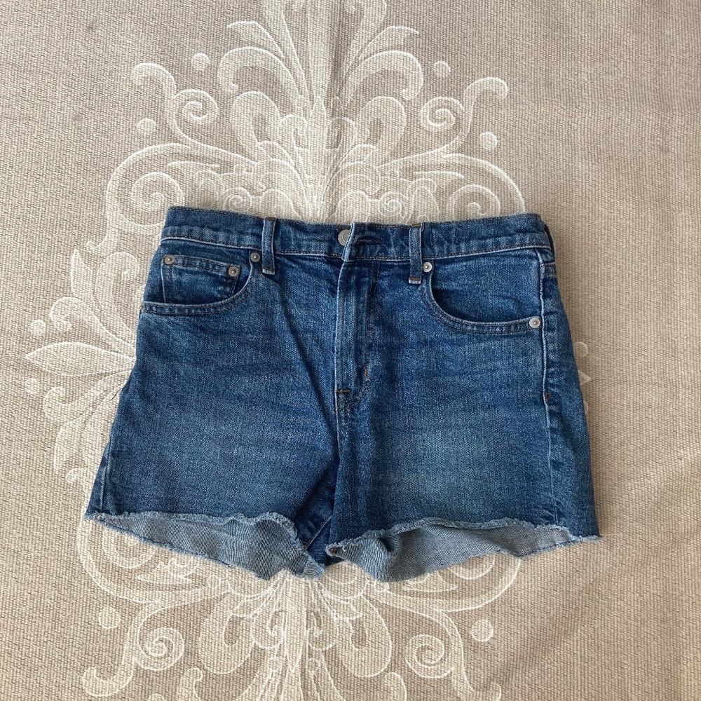 Gap denim high-waisted shorts